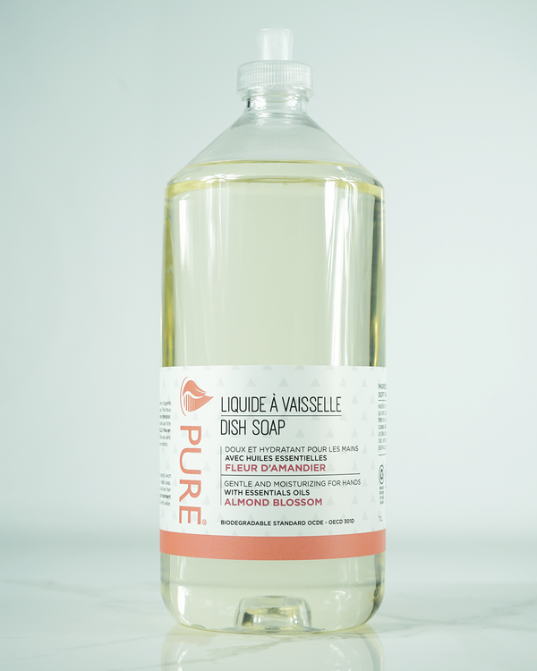 Liquide à vaisselle 1 L - Fleur d'amandier Pure La Maison du Bleuet