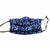 Masque couvre-visage bleuet