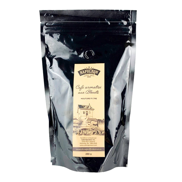 Caré aromatisé aux bleuets, Napoléon, mouture filtre, 250g