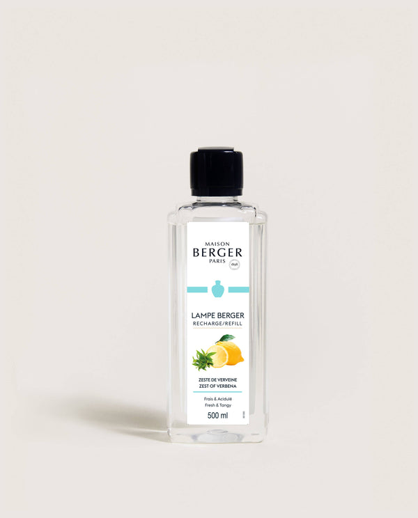 Recharge pour lampe Berger – Zeste de verveine – 500 ml – Maison Berger