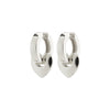 IOKASTErecycled chunky hoops silver-plated