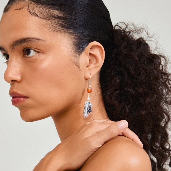 ECLIPSE earrings silver- plated