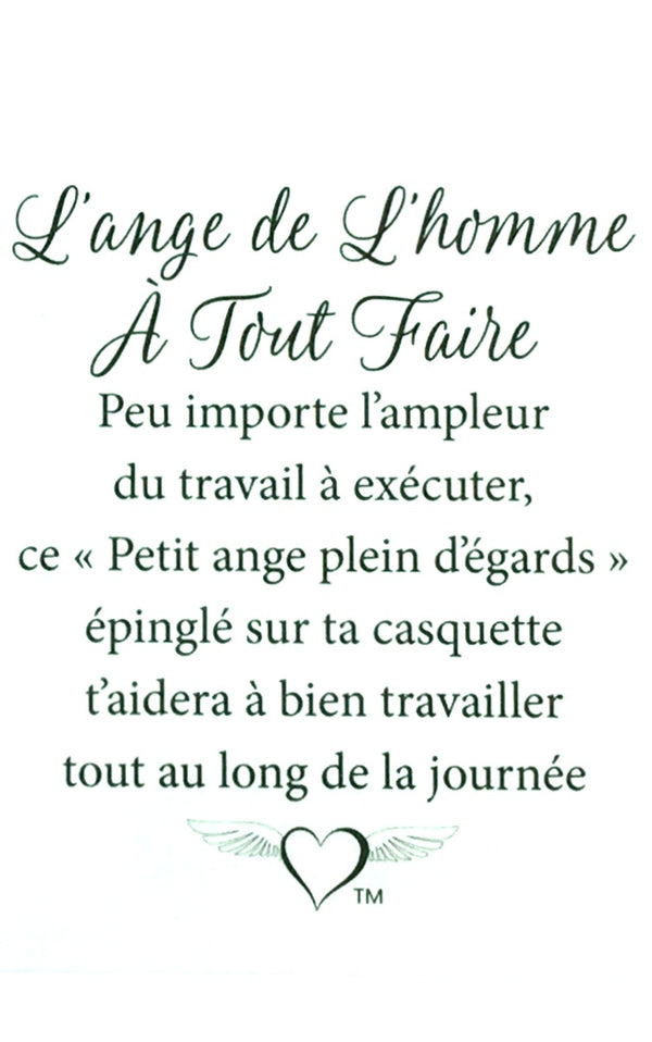 Épinglette Ange : Homme à Tout Faire