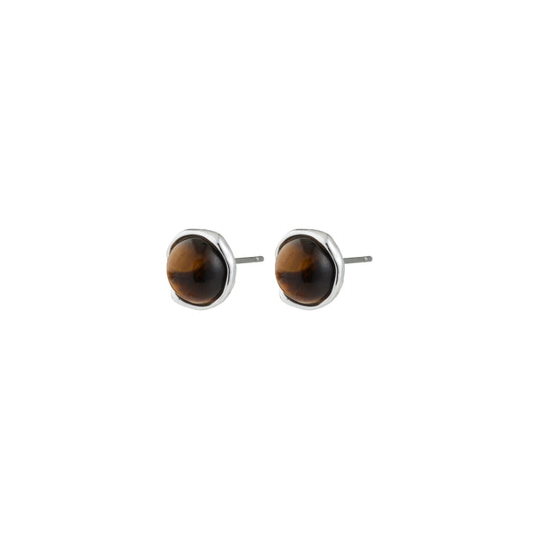 SENSE boucles d’oreilles plaqué argent/agate