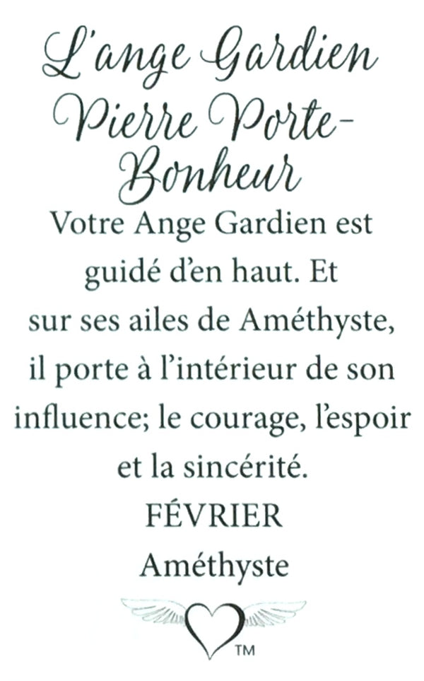 Épinglette Ange : Gardien Pierre (Février)