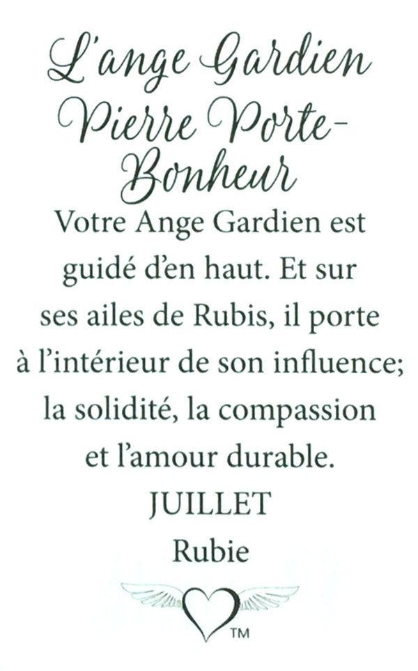 Épinglette Ange : Gardien Pierre (Juillet)