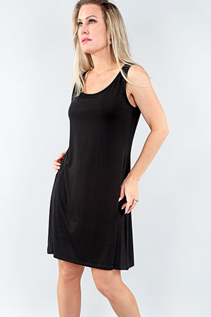 Robe Soleil S.Manche noire