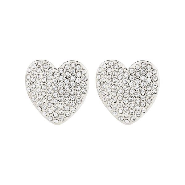DUNE heart earrings gold-plated