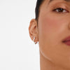 Boucles d’oreilles SOLARI plaqué argent