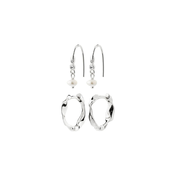 Boucles d'oreilles MORIN argent