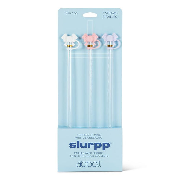 3 pailles jumbo avec embouts boucle