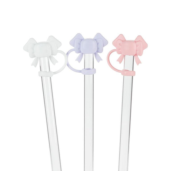 3 pailles jumbo avec embouts boucle