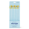 3 pailles jumbo avec embouts abeille