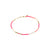 ALISONbracelet pink, gold-plated
