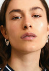 DUNE crystal earrings silver-plated