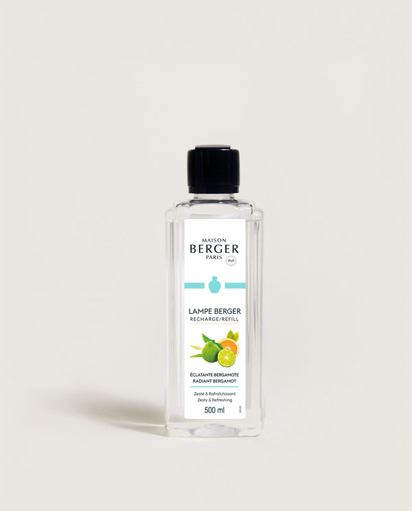Recharge pour lampe Berger – Éclatante bergamote – 500 ml – Maison Berger