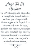 Épinglette Ange : Tu es Unique