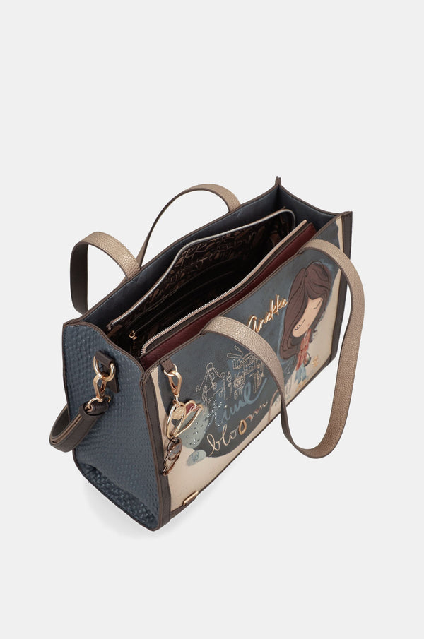 Sac cabas Anekke Tulip – intérieur ouvert