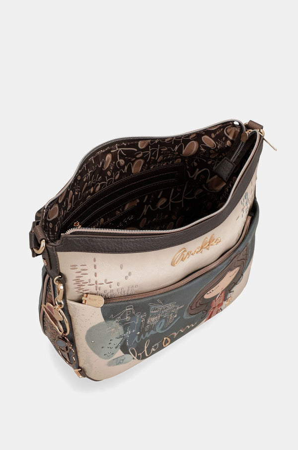 Sac à bandoulière extensible Anekke Tulip – intérieur ouvert