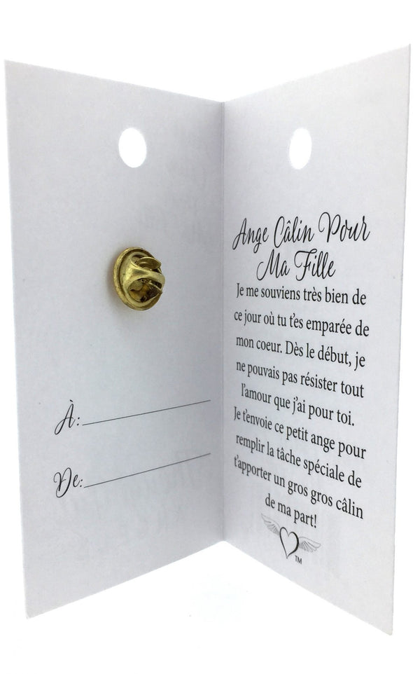 Angel Pin: HUG FOR MY DAUGHTER