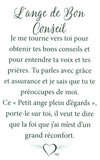 Épinglette Ange : Bon Conseil