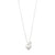 SOPHIArecycled heart pendant necklace silver-plated
