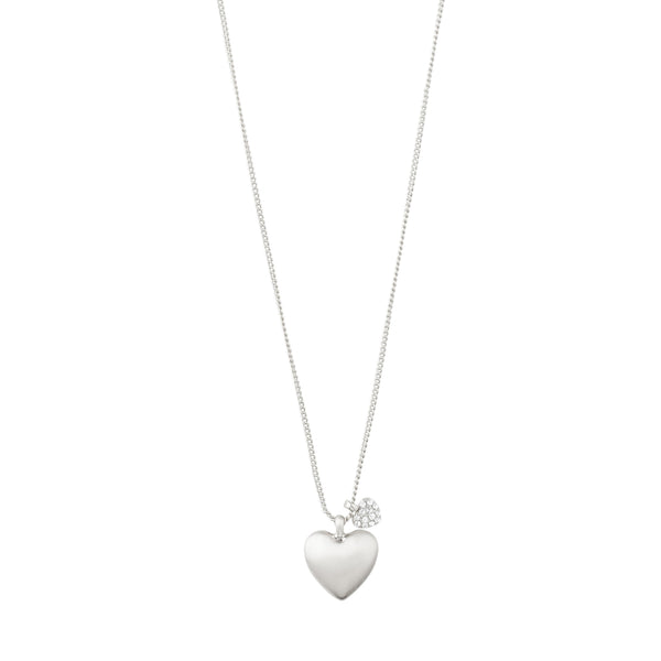 SOPHIArecycled heart pendant necklace silver-plated