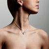 SOPHIArecycled heart pendant necklace silver-plated
