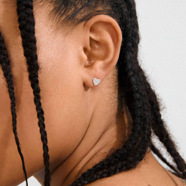 EMMETT boucles d’oreilles plaqué argent