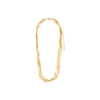 KIRA recycled necklace gold- plated