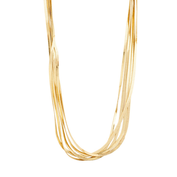 KIRA recycled necklace gold- plated