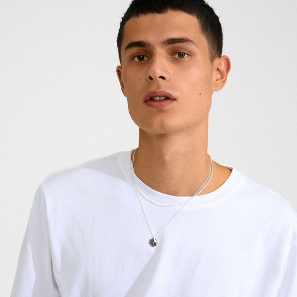 DECLAN collier ensemble 2 en 1, plaqué argent