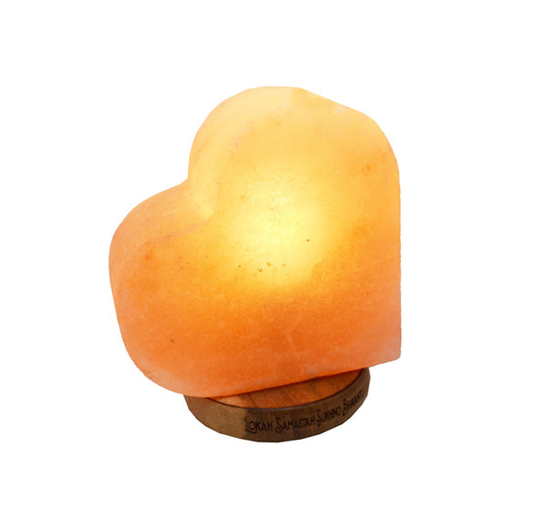 Lampe de sel Cœur