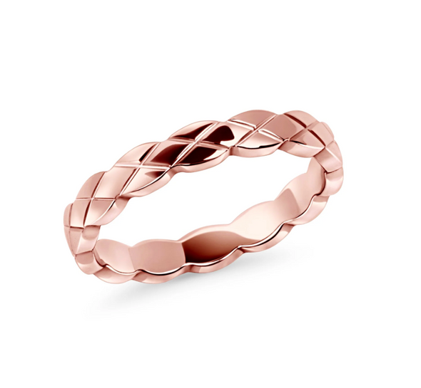 Bague Tempogent or rose