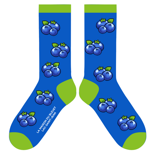 Chaussettes souvenirs du bleuet sauvage