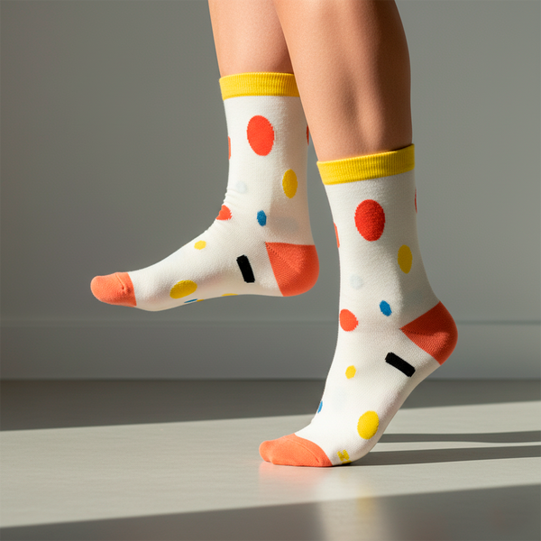 Chaussettes graphiques Dot Dash