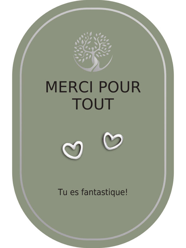 Boucles d'oreilles : Merci Pour Tout