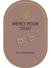 Boucles d'oreilles : Merci Pour Tout
