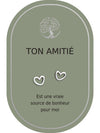 Boucles d'oreilles : Ton Amitié