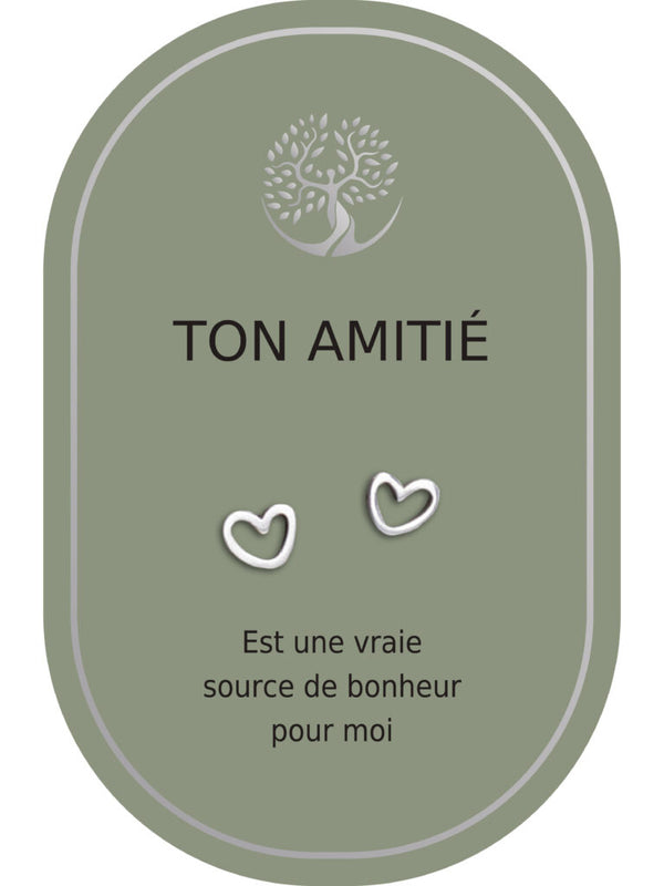 Boucles d'oreilles : Ton Amitié