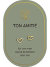 Boucles d'oreilles : Ton Amitié