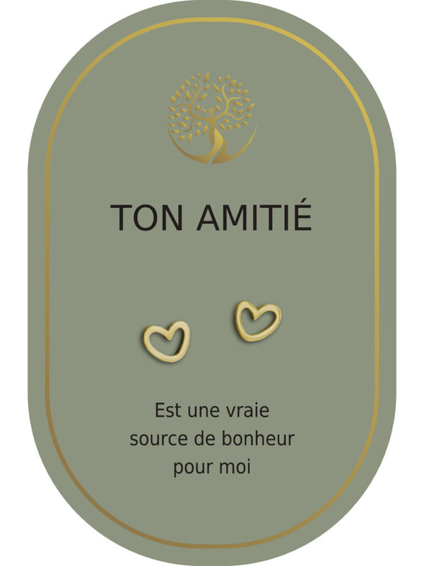 Boucles d'oreilles : Ton Amitié