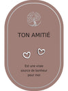 Boucles d'oreilles : Ton Amitié
