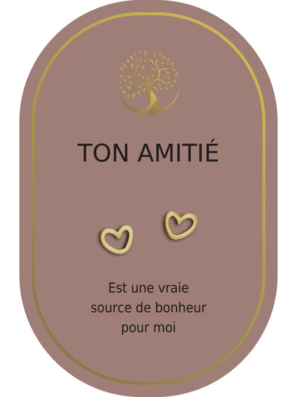 Boucles d'oreilles : Ton Amitié