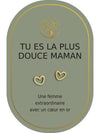 Boucles d'oreilles : Tu Es La Plus Douce Maman
