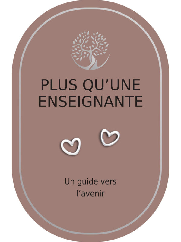 Boucles d'oreilles : Plus Qu'une Enseignante