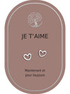 Boucles d'oreilles: Je T'aime