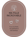 Boucles d'oreilles : Ma Fille Incroyable