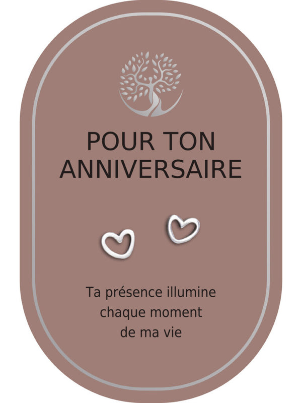 Boucles d'oreilles : Pour Ton Anniversaire