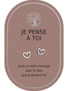 Boucles d'oreilles: Je Pense À Toi